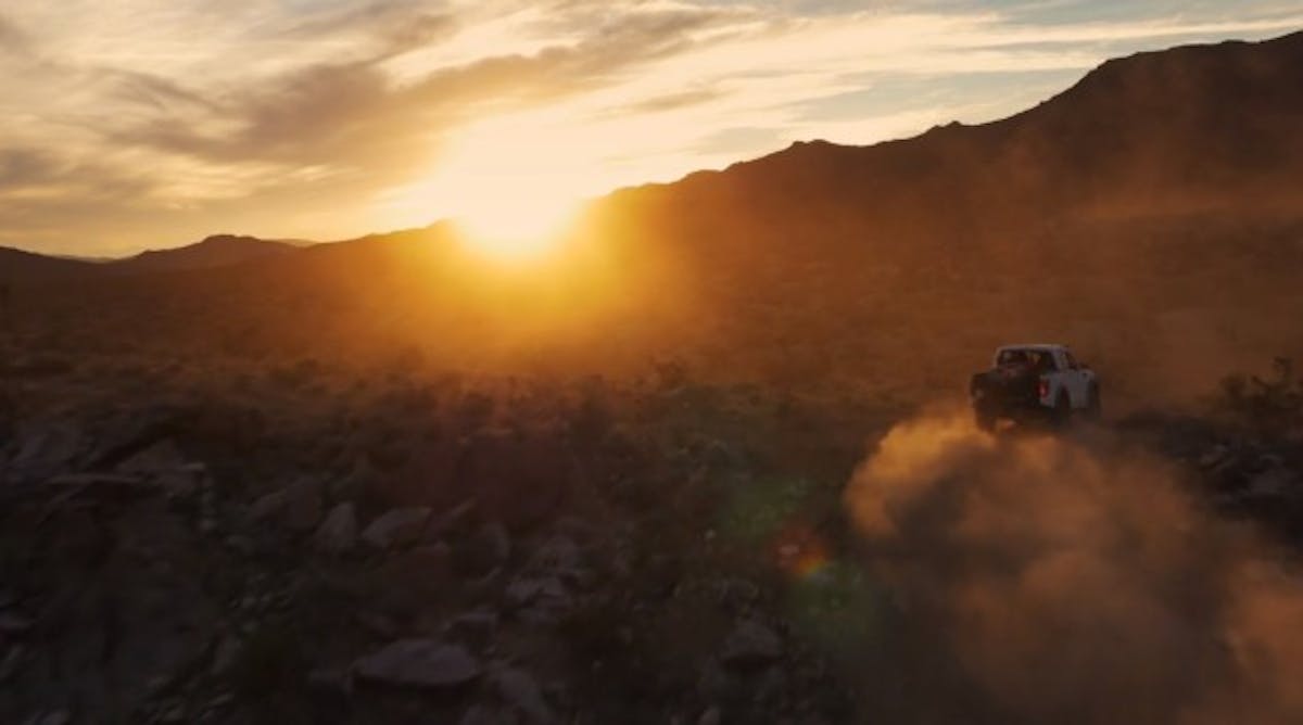 Off into the sunset he goes...