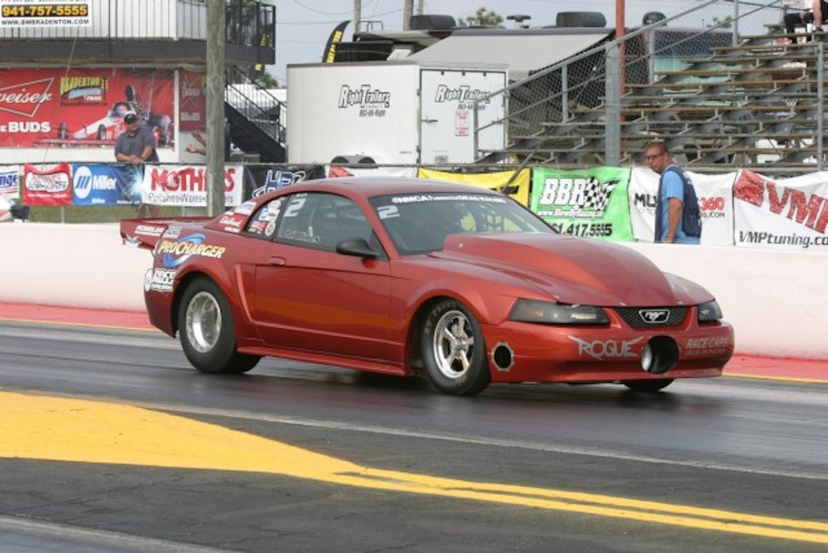 In Street Outlaw we had a side-by-side 6-second pass in round 1 between Phil Hines and John Urist. Hines was the quicker of the two, and is sitting in the top spot. 