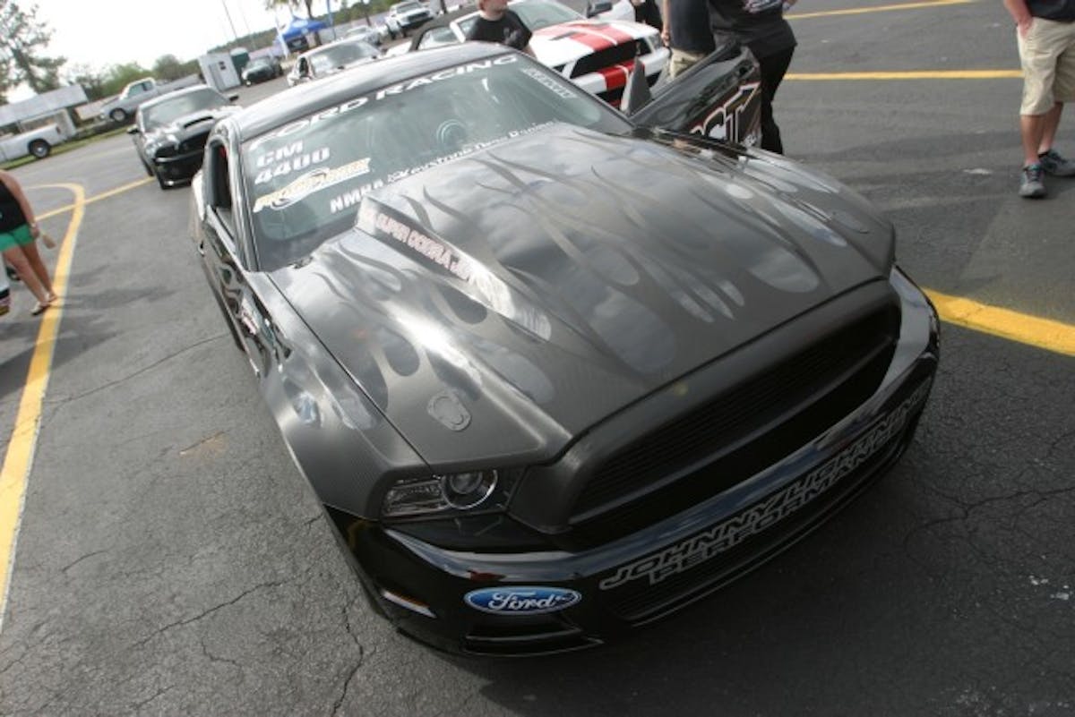 Some Cobra Jet competitors moved up to Renegade, but Johnny Lightning moved over to Coyote Modified. Lightning ran an 8.29 at 168 mph, which sightly edged Haley James' Hellion Power Systems entry, and keeping the Hellion crew from taking the top spot in all its respective classes.