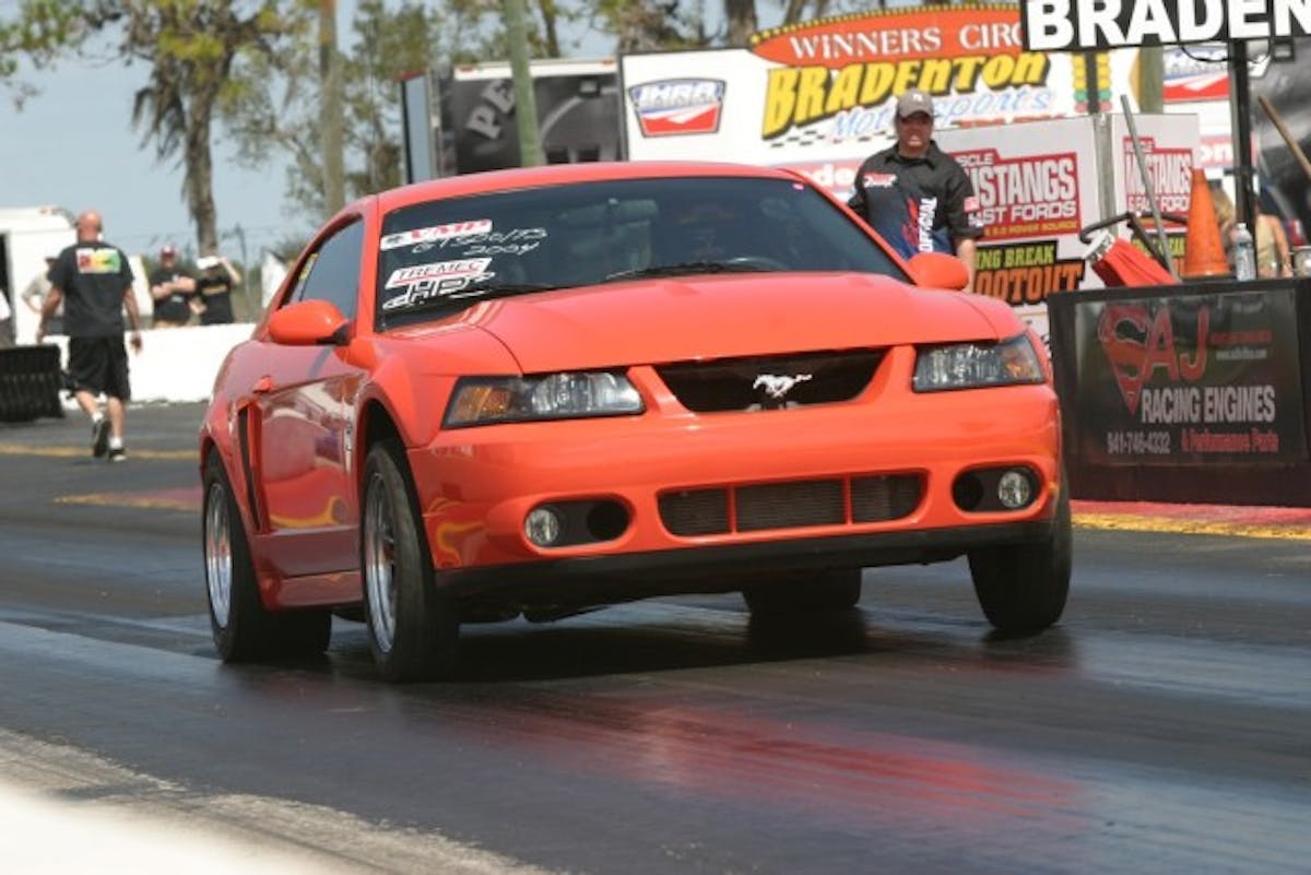 Okay, Jeff Smith, here ya go. The Orlando, FL resident won the Tremec Stick Shift Shootout in 2013, and was in the finallast year, where he lost to Anthony Heard. While other competitors have become quicker, Smith hasn't been able to keep up. He's still having fun, though, which is the object.  