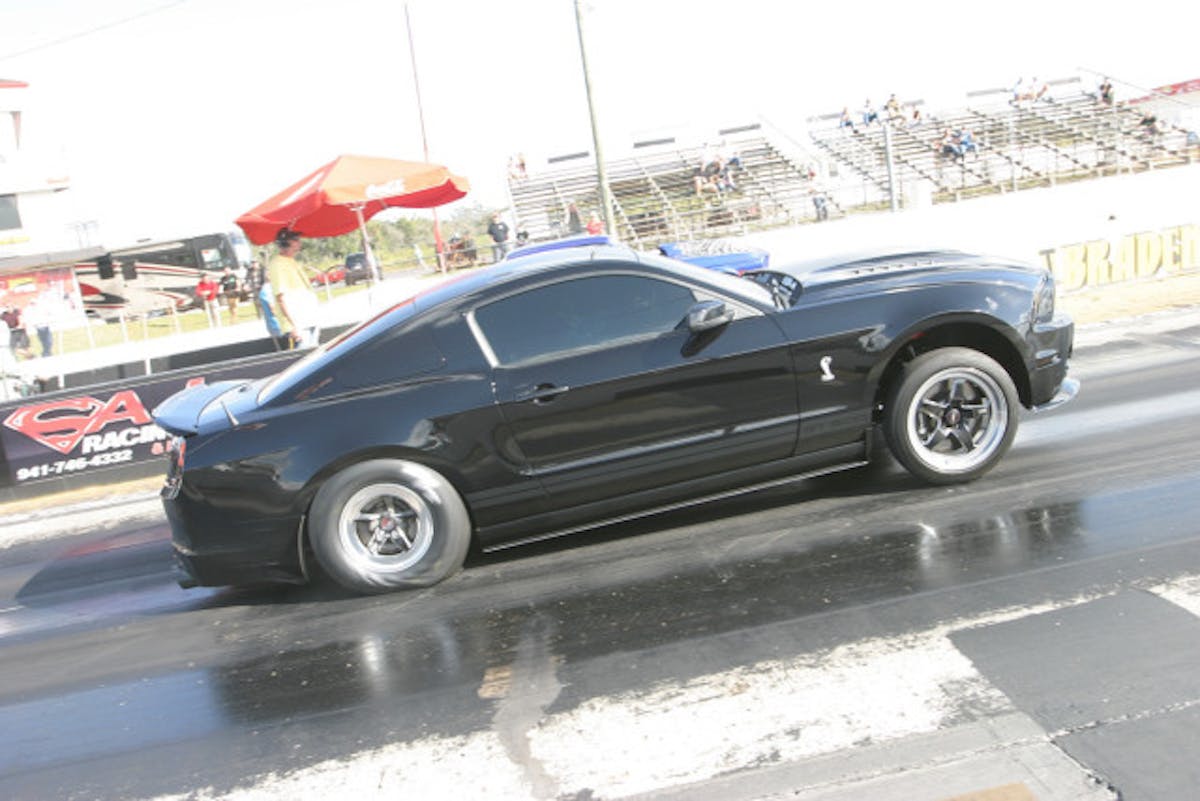 Jeff Scofield is still rowing the gears with the factory TR-6060 in his '14 Shelby GT500. Scofield has run deep into the 9s with the TR-6060.