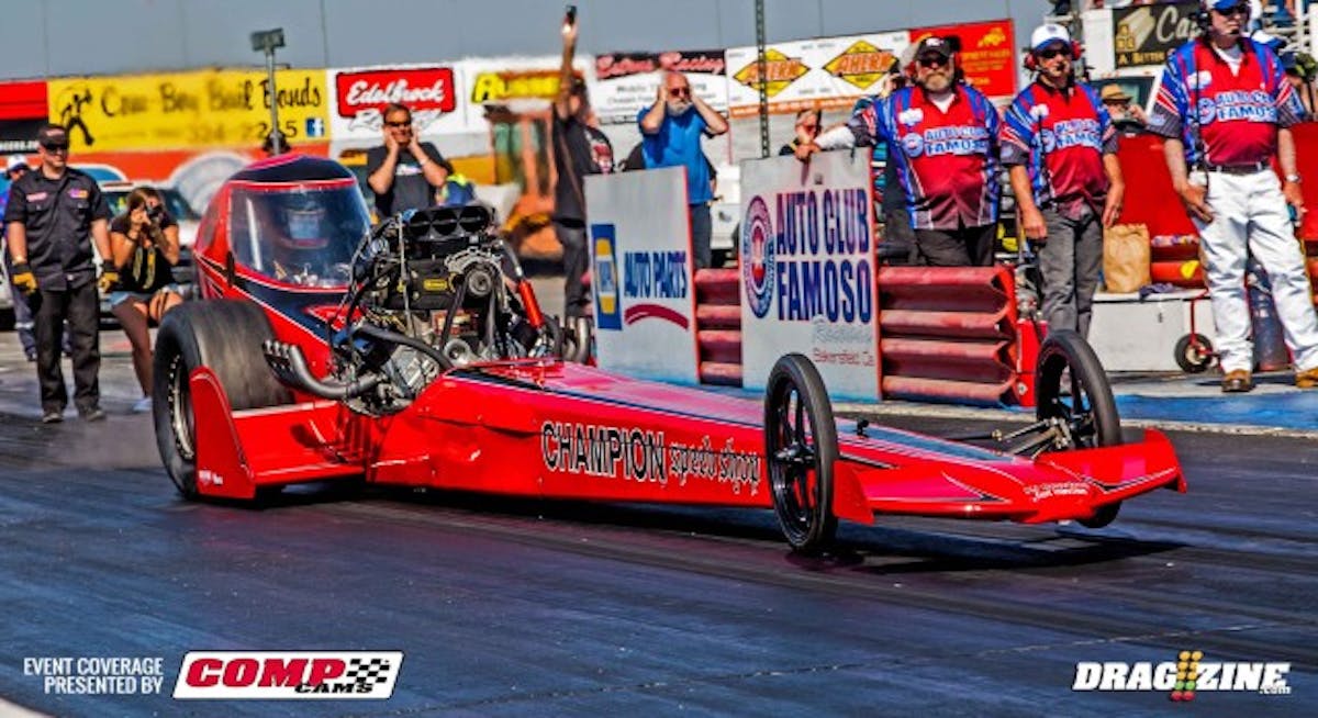 Adam Sorokin's Champions Speed Shop dragster