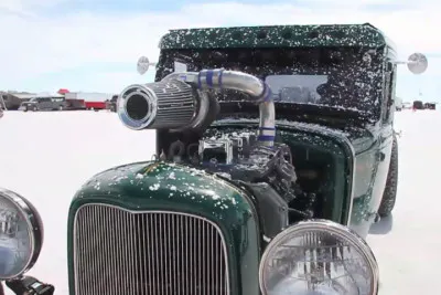 The Model A uses a conical air filter from Spectre Performance to breathe in clean air.