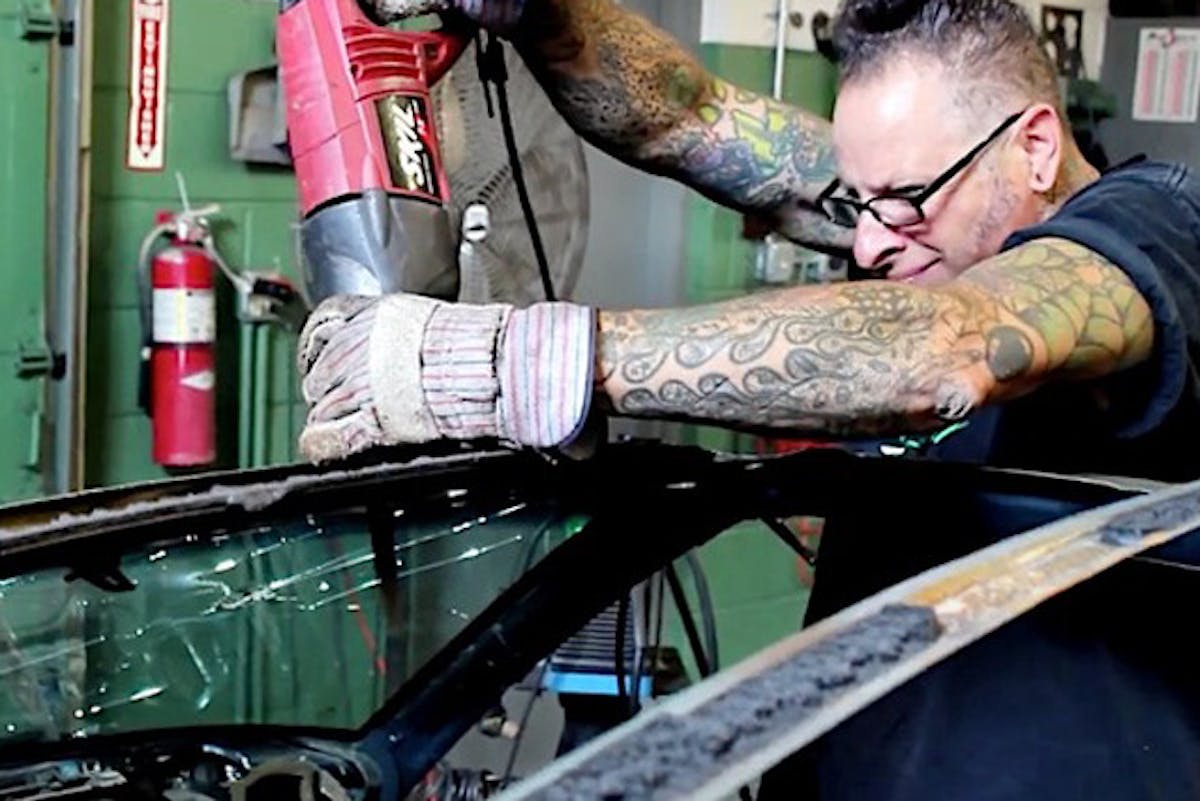 "VooDoo" Larry Grobe putting his vision to work.