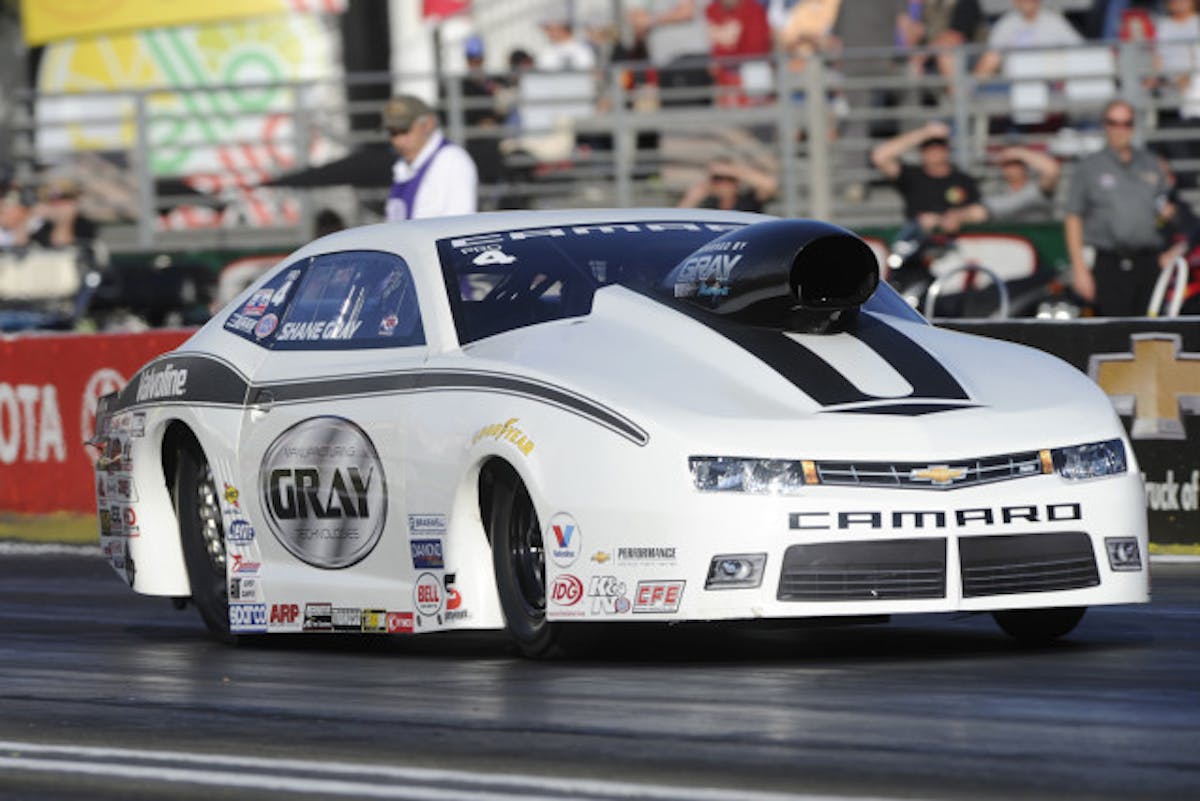 Shane Gray in action. NHRA Photo