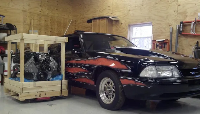 This what you need to run the NMRA's Coyote Stock class; a solid chassis and a Ford Racing Coyote sealed engine.