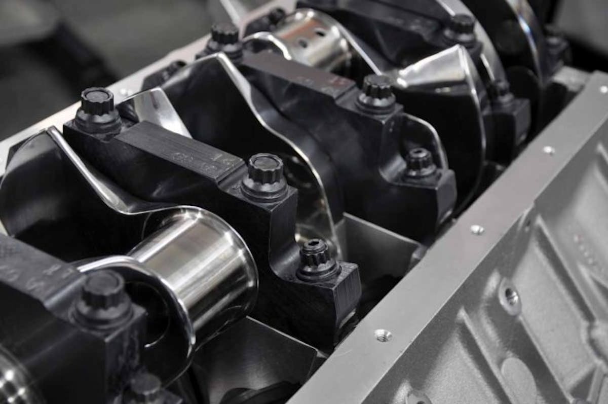 Our 4.125-inch stroke billet crankshaft from Callies combines with the 4.125-inch bore to create 441 cubic inches - a small-block with dimensions rivaling a big-block.