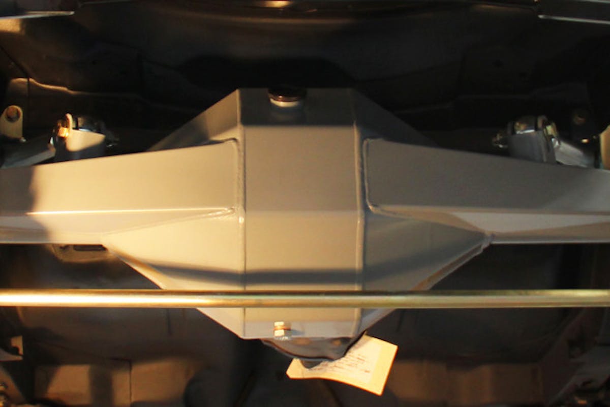 Everyone we talked to for this story mentioned shock technology has helped leaf spring cars be competitive. This is VariShock's bolt-in, double-adjustable shock for 1968-'79 Novas, but VariShock also has applications for leaf spring Camaros, early Mustangs, and Mopar B-, E-, and some A-bodies.