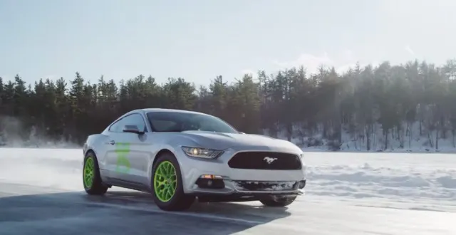 The only modification to Gittin's EcoBoost Mustang was a set of RTR wheels with Nitto NT90W tires. 