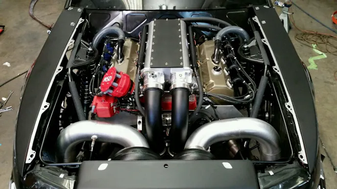 The Garrett twin-turbocharged BAE 550-inch Hemi has maxed out a 2,000 horsepower Dynojet, but Cooner and Sharpston are still working on applying all that power to the track.