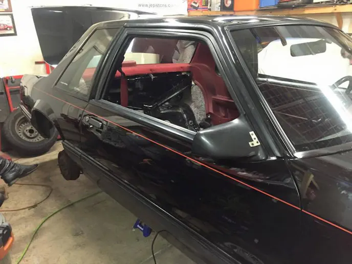 Living as a 4-cylinder coupe up until now, it is hoped the car will be deep into the 10s in Factory Stock trim.