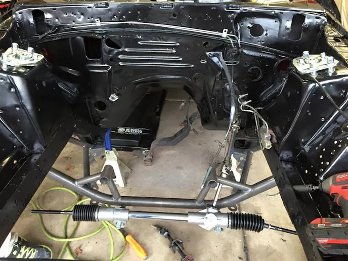 Louis Sylvester's Junkyard Dog pushrod combination will be living right here hopefully by the Norwalk or Joliet NMRA race.