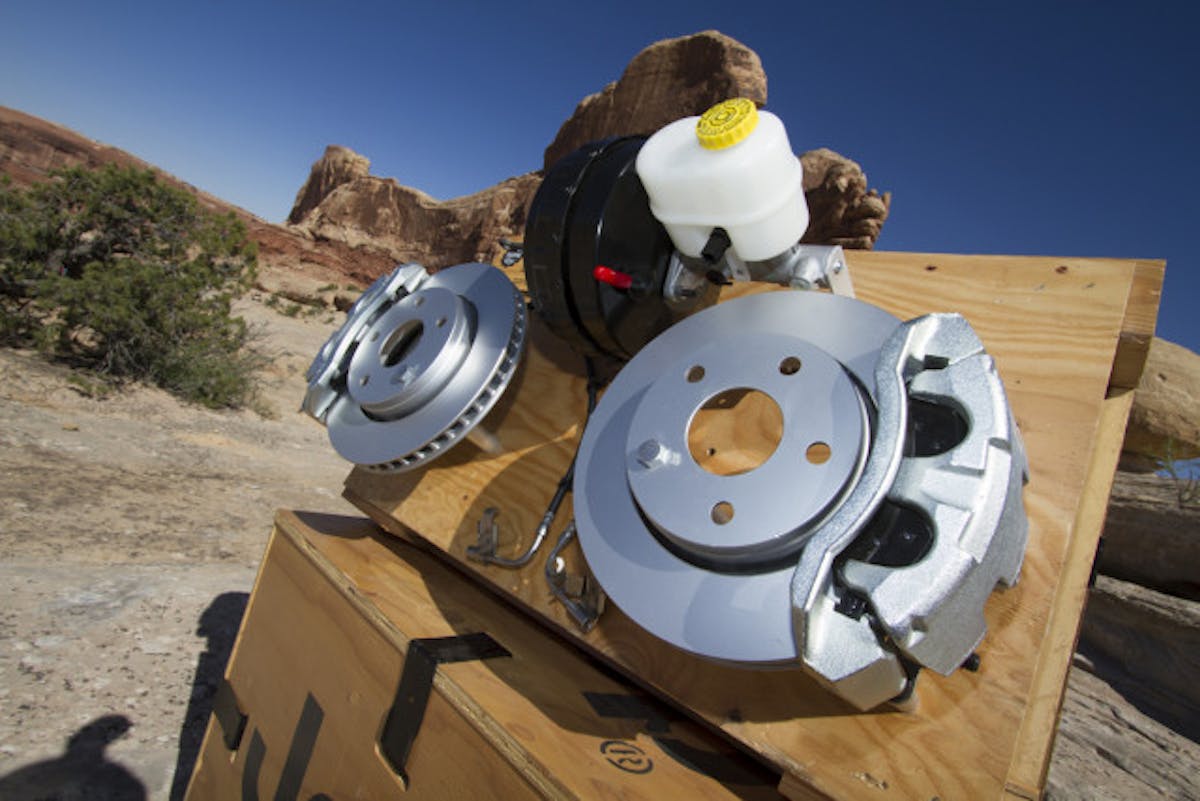 Jeep Performance Parts Big Brake kit on display at the 2015 East