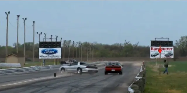 Proof of how close it came to being a major crash for the two vehicles.  