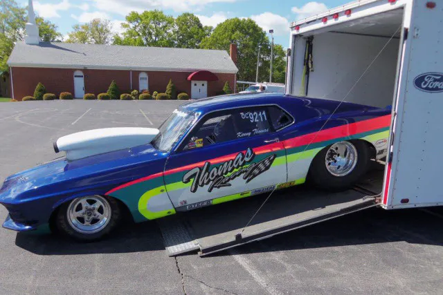 Kenny Thomas' Mustang.