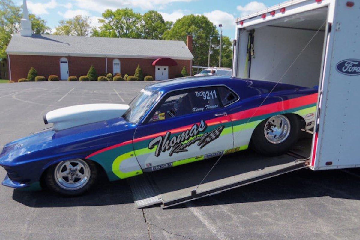 Kenny Thomas' Mustang.