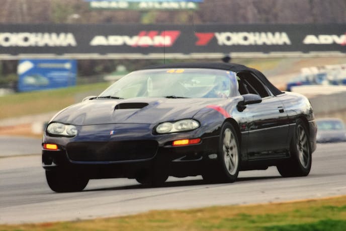 Bill's convertible in action. Photo courtesy Bill Milz.