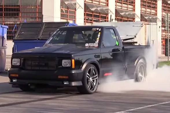 GMC Syclone Burnout