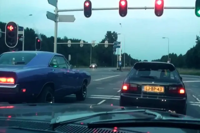 1970 Dodge Charger vs Honda Civic
