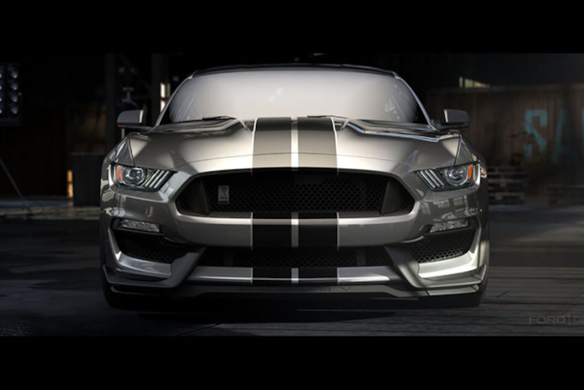 The All-new Shelby GT350 Mustang CGI image