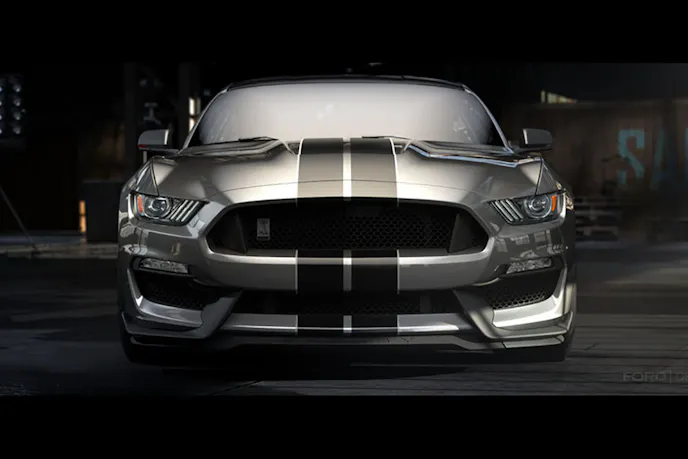 The All-new Shelby GT350 Mustang CGI image