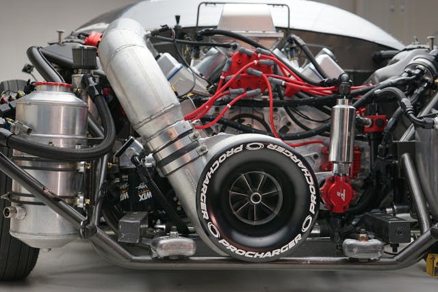 A prototype of the bellmouth on our own Project BlownZ's F-1X supercharger.