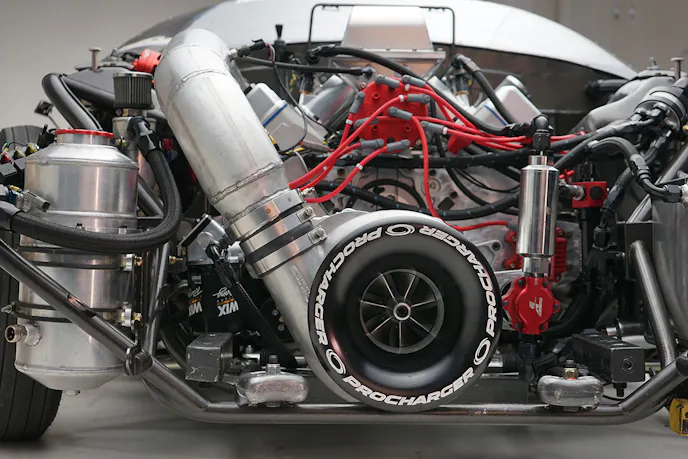 A prototype of the bellmouth on our own Project BlownZ's F-1X supercharger.