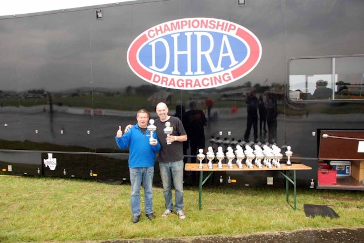 Ibo van der Haven on the right. The horsepower bug bit him late in life, but he's making the most of it now!