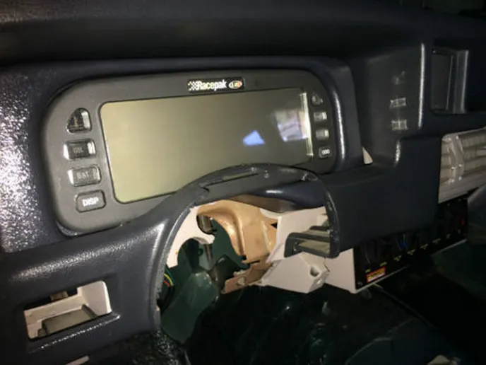 The coupe even has a RacePak digital display. The owner has all the bases covered on this build.