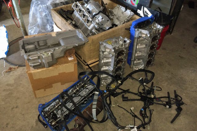 This particular engine in as-delivered failed form to the engine builder.