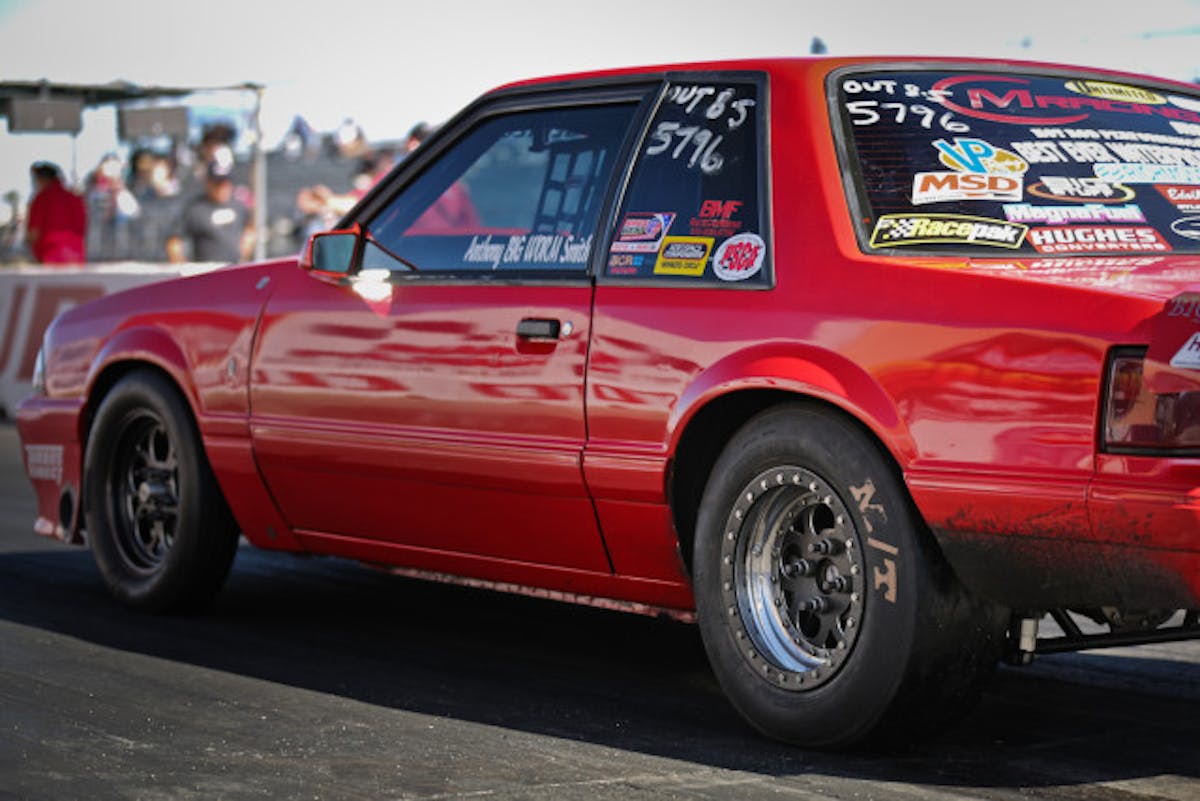 West Coast Outlaw 8.5 hitter Anthony Smith has already out the 3052R through its paces this spring, knocking nearly a tenth of a second off his previous career best on the bias ply tire.
