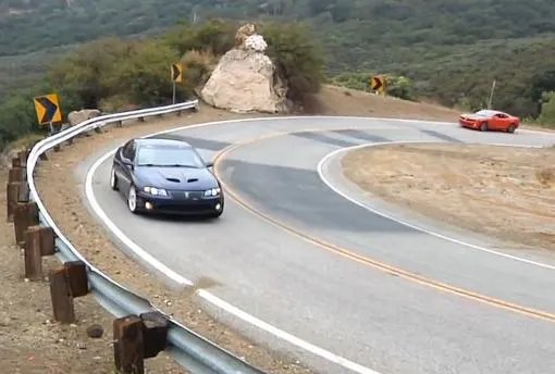 The guardrail at Edwards has claimed many a sportbike...