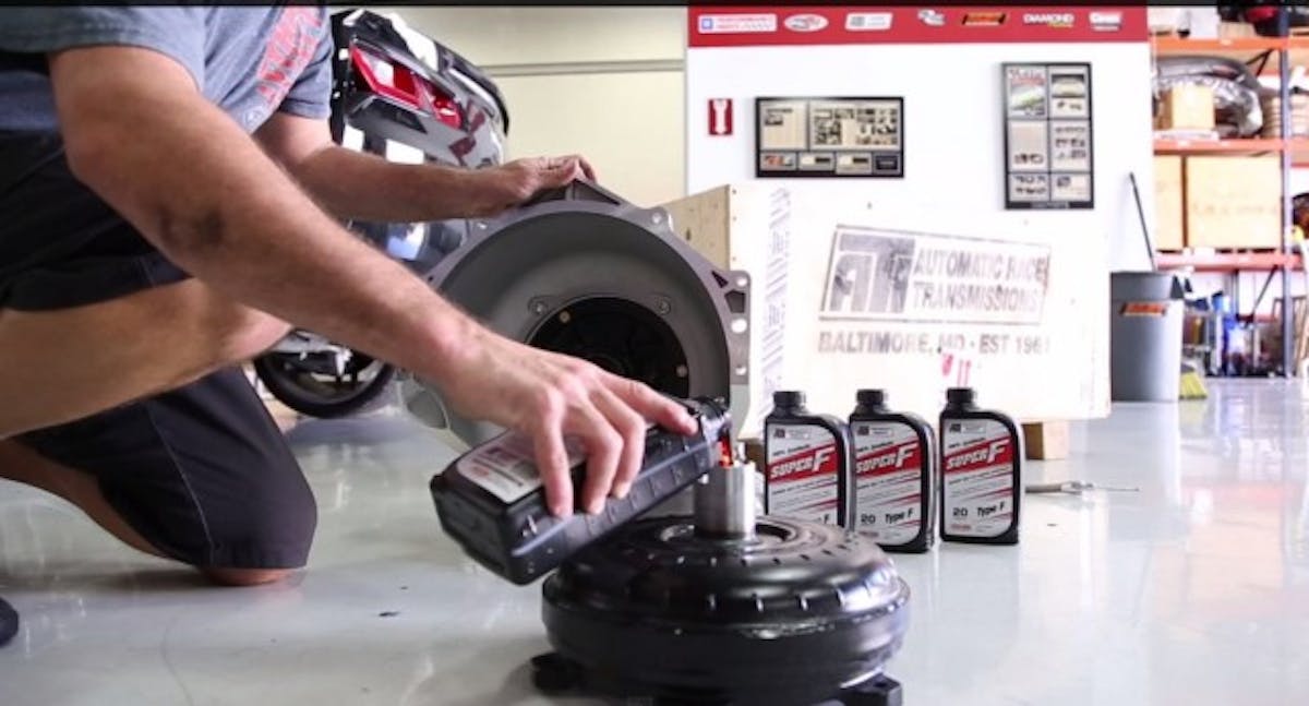 The Camaro features a ATI Performance Products Turbo 400 and Outlaw converter.