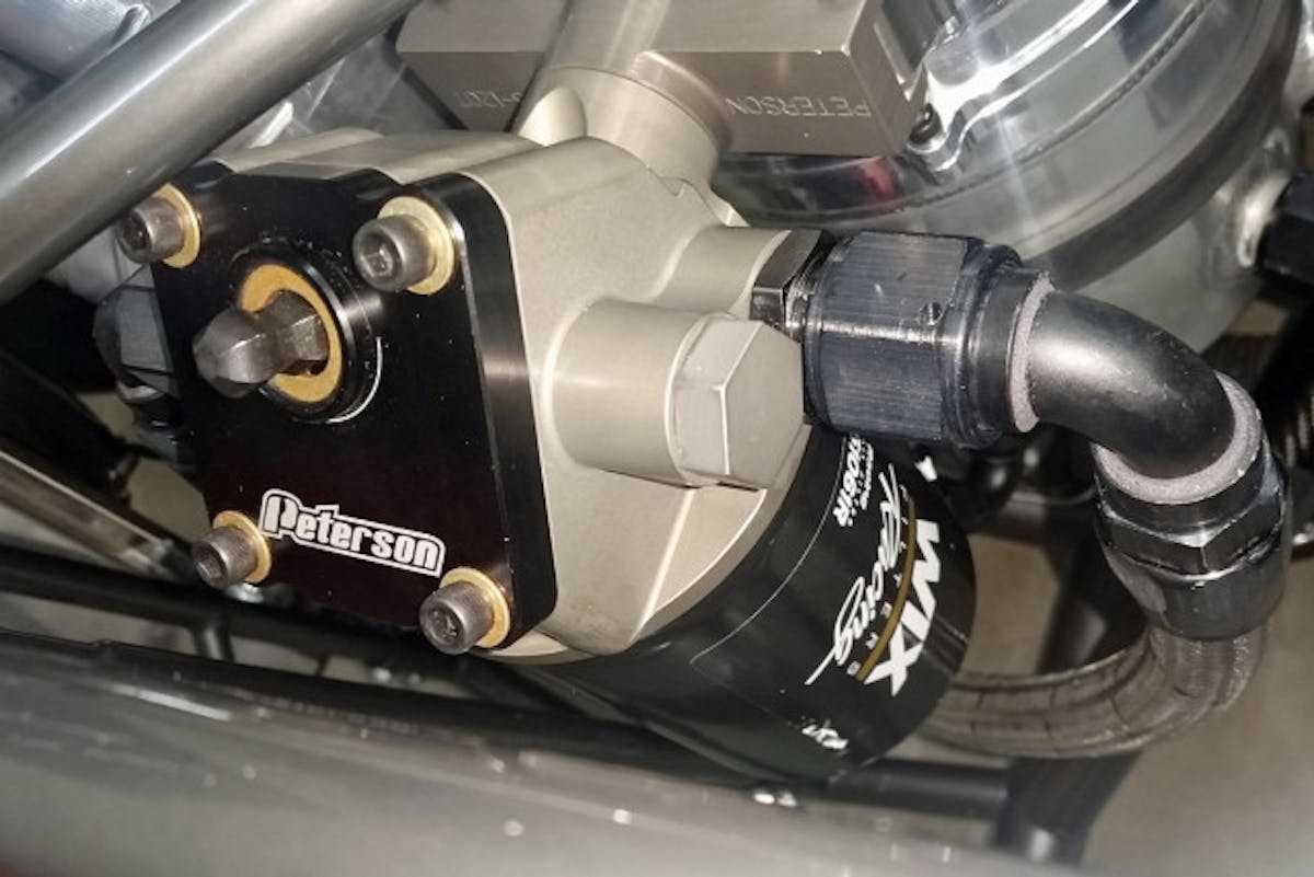 The oil pump primer.