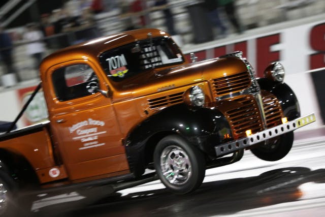 It takes a lot of power to move this brick through the air, especially at 148 mph in the eighth-mile. A lot of trial and error has paid big dividends in improving the truck's performance. McConnell and Driggers hopes even more fine-tuning results in a further reduction in elapsed times.