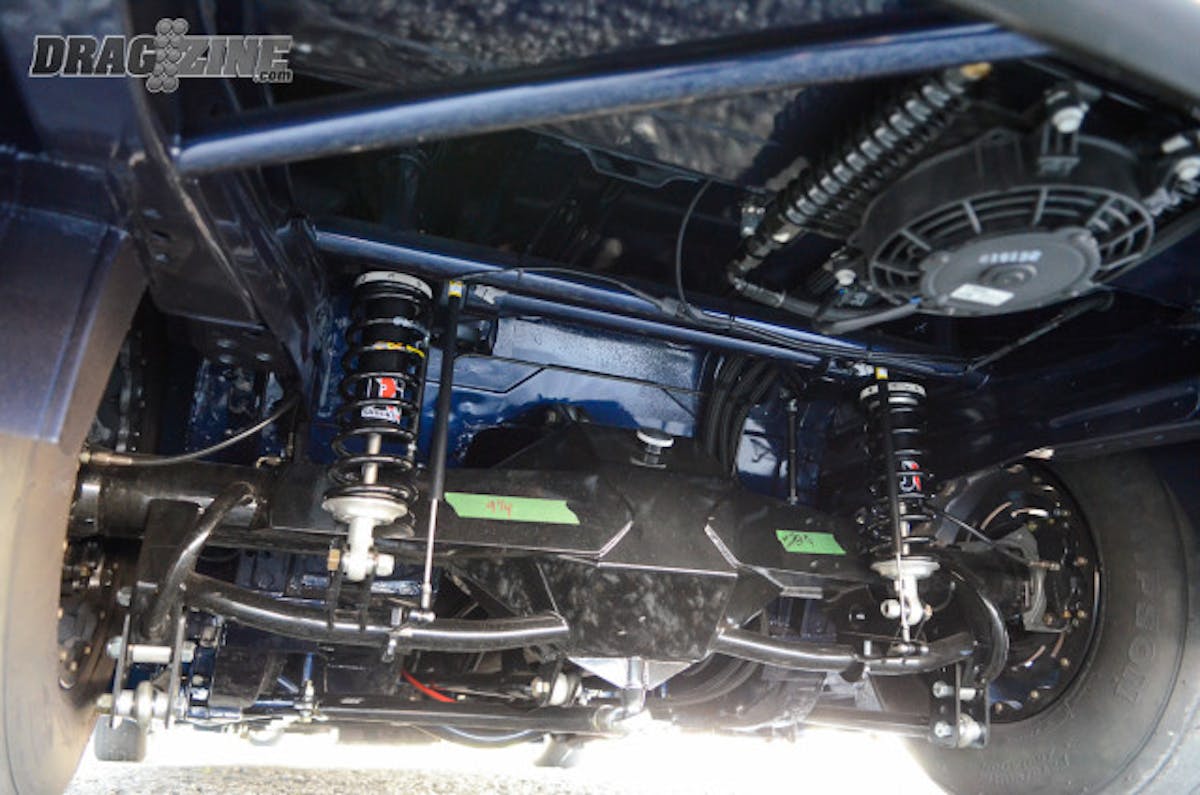 JRi Shocks paired with Midwest Chassis suspension components help to plant the power to the ground.