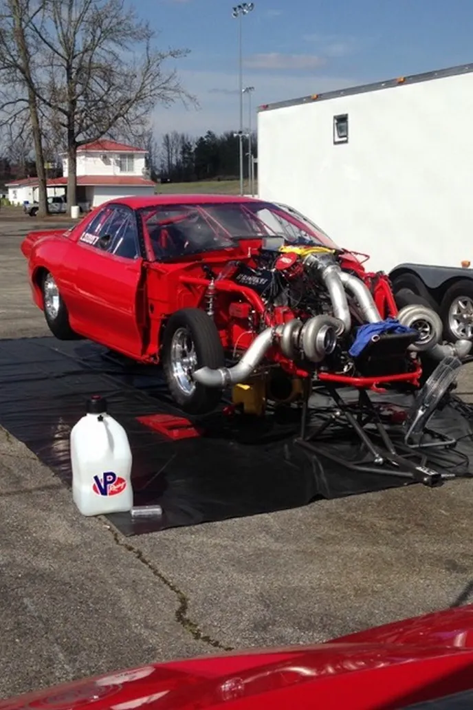 In his image the car has a pair of Precision 94mm turbochargers on it, but by Lights Out 6 in September, the combination will be wearing a pair of 98s.