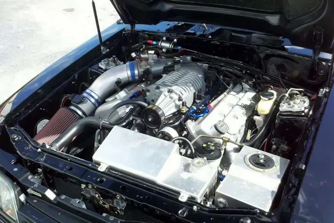 The Eaton supercharger will be getting the heave-ho, in favor of a single turbocharger. The Terminator engine should be more than capable of handling enough boost to get the job done.