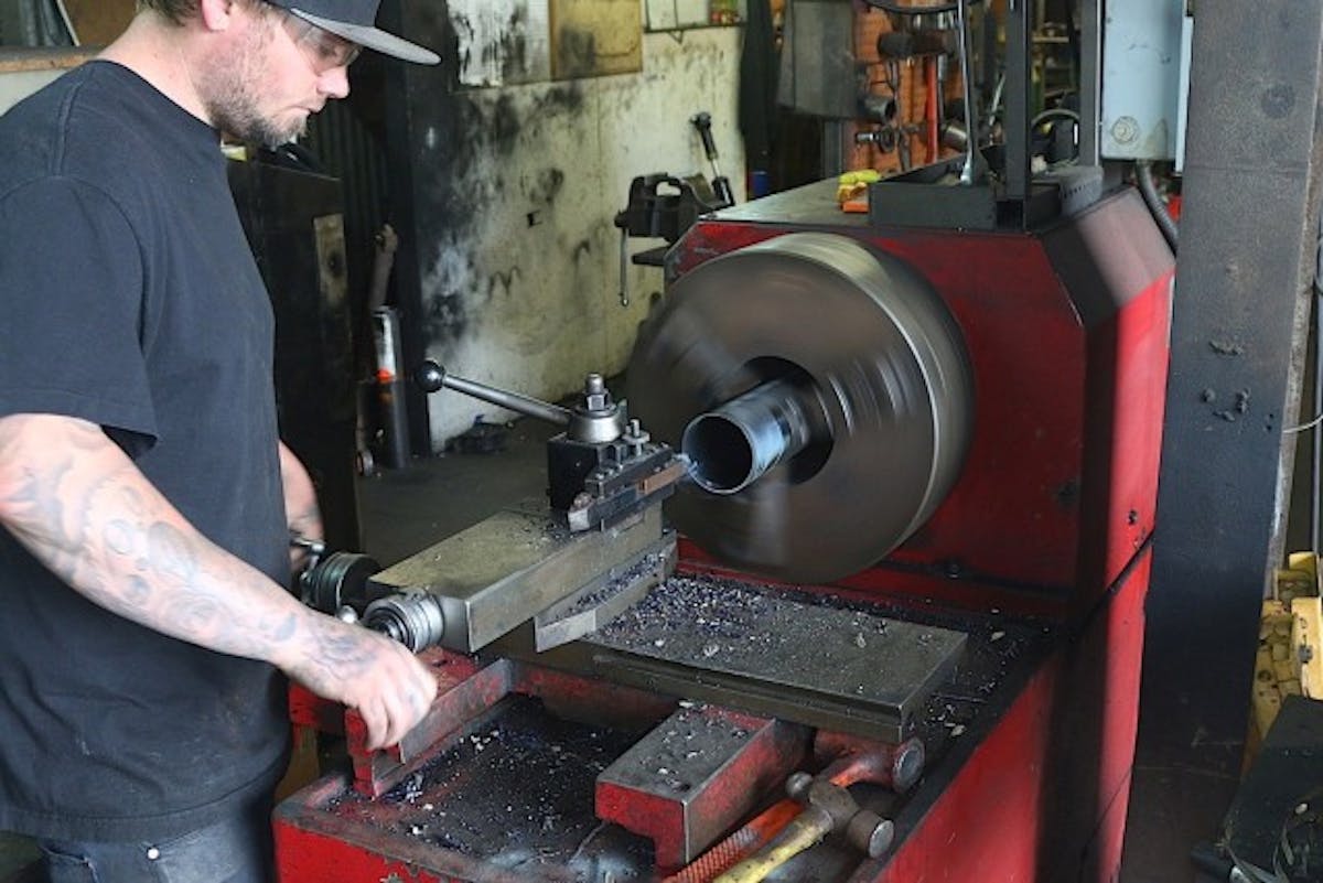 The ends are deburred and chamfered to accept the mating component.