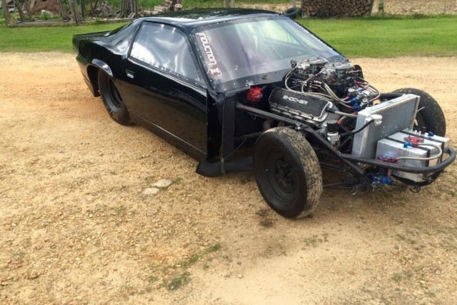 Kelley bought the car as a 75-percent roller. “We brought it home, set it up for the street.” Owned the car roughly 3 years, and the engine eight years. “Engine was in a Chevy Luv truck. You should've seen the wheelies.” Raced “I like to race. Some people like the street, some people like that truck, I just like to race.