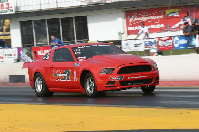 Valerie Clements right side action shot