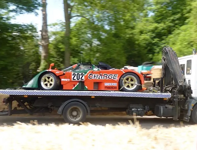 It's unfortunate to see a car with such history so damaged