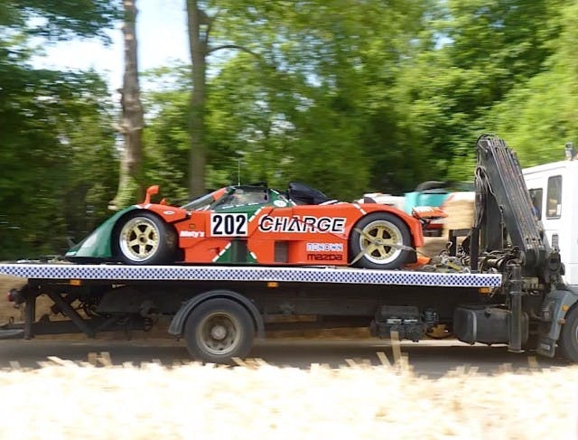 It's unfortunate to see a car with such history so damaged