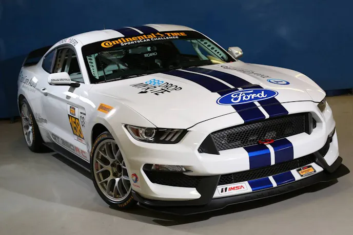 The GT350R-C will be raced at the remaining IMSA Continental Tire SportsCar Challenge events the rest of this year.