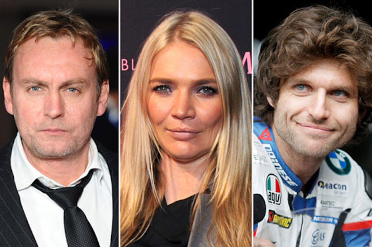 Last month, Clarkson posted this shot of Hammond behind the wheel of a vintage Aston Martin, held at gunpoint by an eyepatch’d assailant with a green screen behind them. The caption reads “Coming to Belfast soon. The Interceptors. Clarkson Hammond and May. Live.”