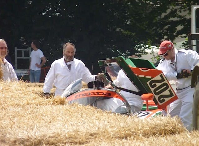 This #202 chassis car raced in the 1989 24 Hours of Le Mans and came in 9th place