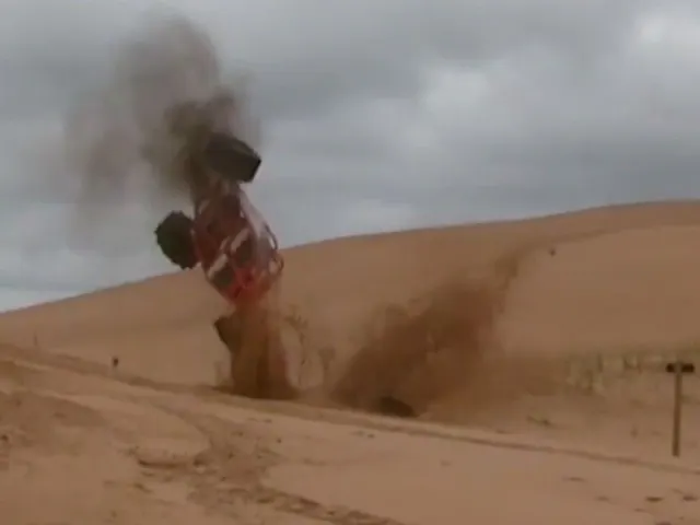 Sandrail Spring Hill Climb wreck