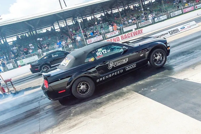 Aside from getting a close look at BoostedGT's Cobra from Discovery Channel's Street Outlaws, the NMRA World Finals is full of Mustang drag racing from start to finish.