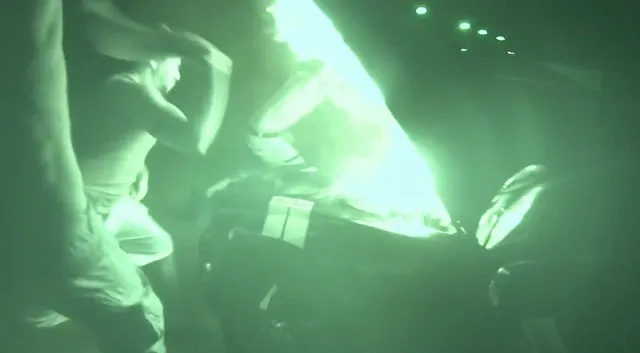 Probably not the best way to put a fire out