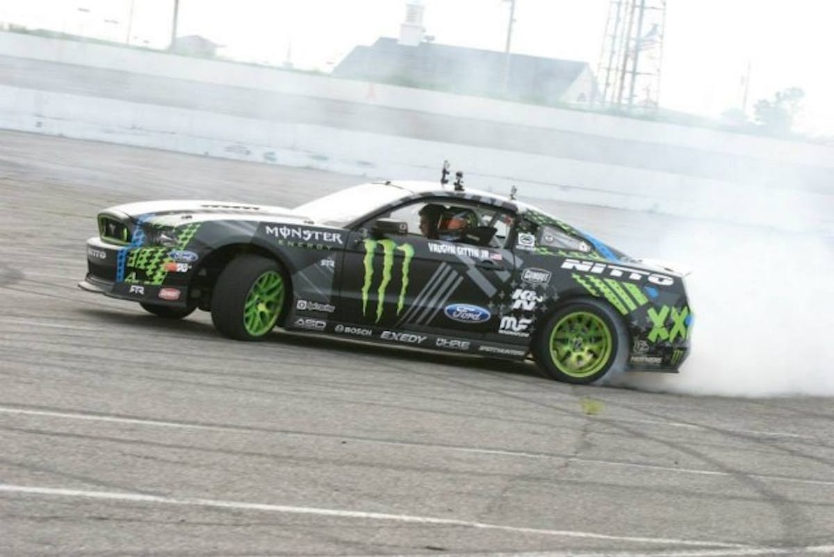 Vaughn Gittin, Jr will be putting on a drifting display at Myrtle Beach Speedway Wednesday July 15th, as part of the festivities that day. Gittin will put his car-control prowess on display, and see how many sets of tires he can go through in one day.